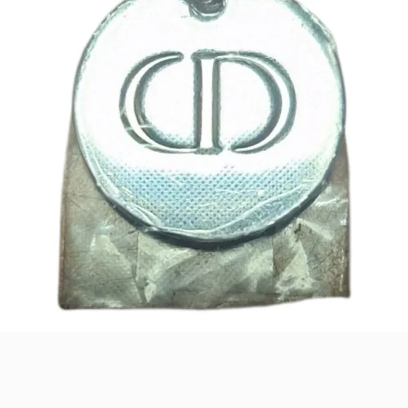 Christian Dior Silver Pendant Charm - Picture 2 of 3